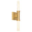 Oxygen Lighting Monet 3000K LED Sconce, Aged Brass