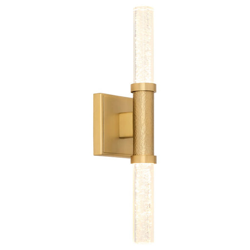 Oxygen Lighting Monet 3000K LED Sconce, Aged Brass