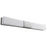 Oxygen Lighting Crescent 2 Light Vanity, Satin Nickel/Matte White