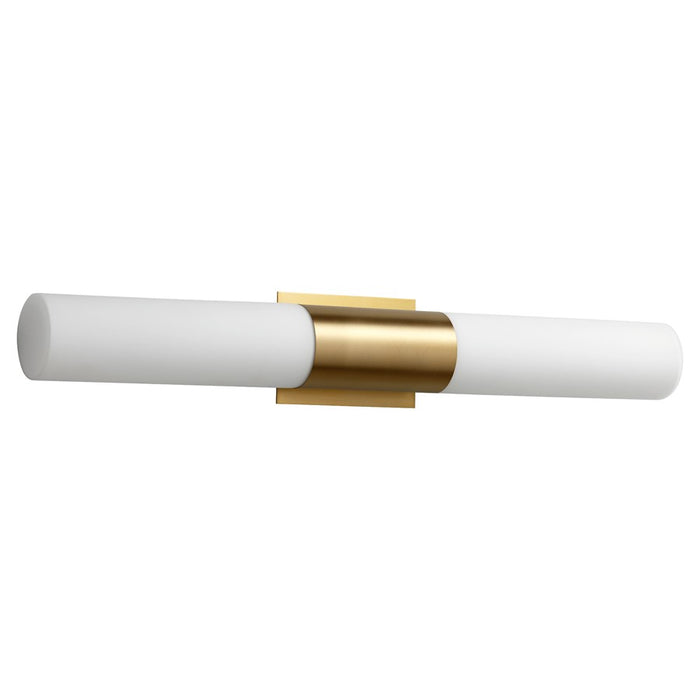 Oxygen Lighting Magnum 4000K 120V Glass Vanity, Aged Brass - 3-588-40140