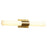 Oxygen Lighting Magneta 2700K 120V Acrylic Vanity, Aged Brass