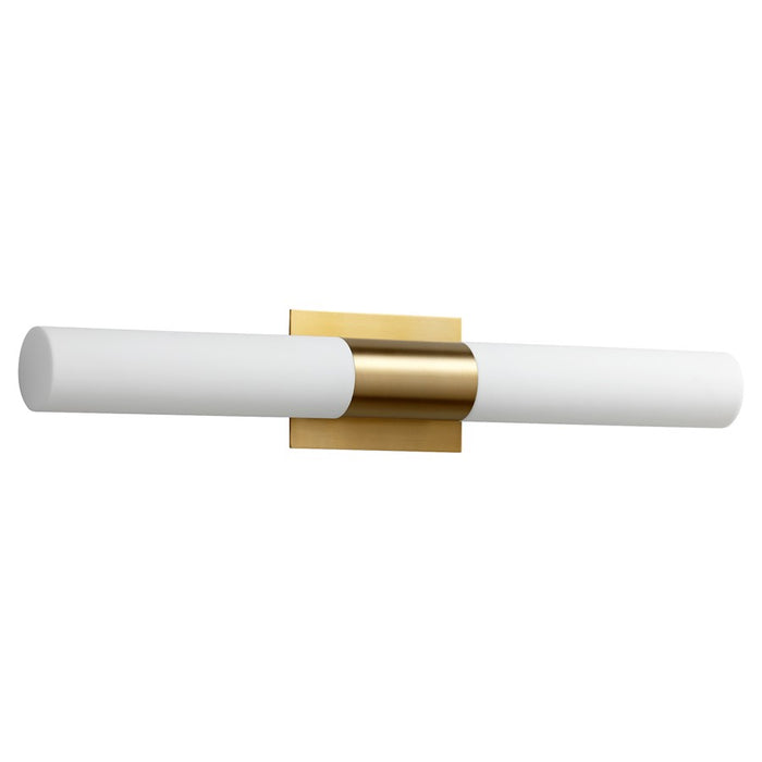 Oxygen Lighting Magneta 3500K 120V Acrylic Vanity, Aged Brass - 3-590-3540