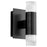 Oxygen Lighting Alarum 2 Light LED Sconce, Black - 3-594-15