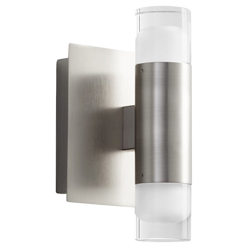 Oxygen Lighting Alarum 2 Light LED Sconce, Satin Nickel - 3-594-24