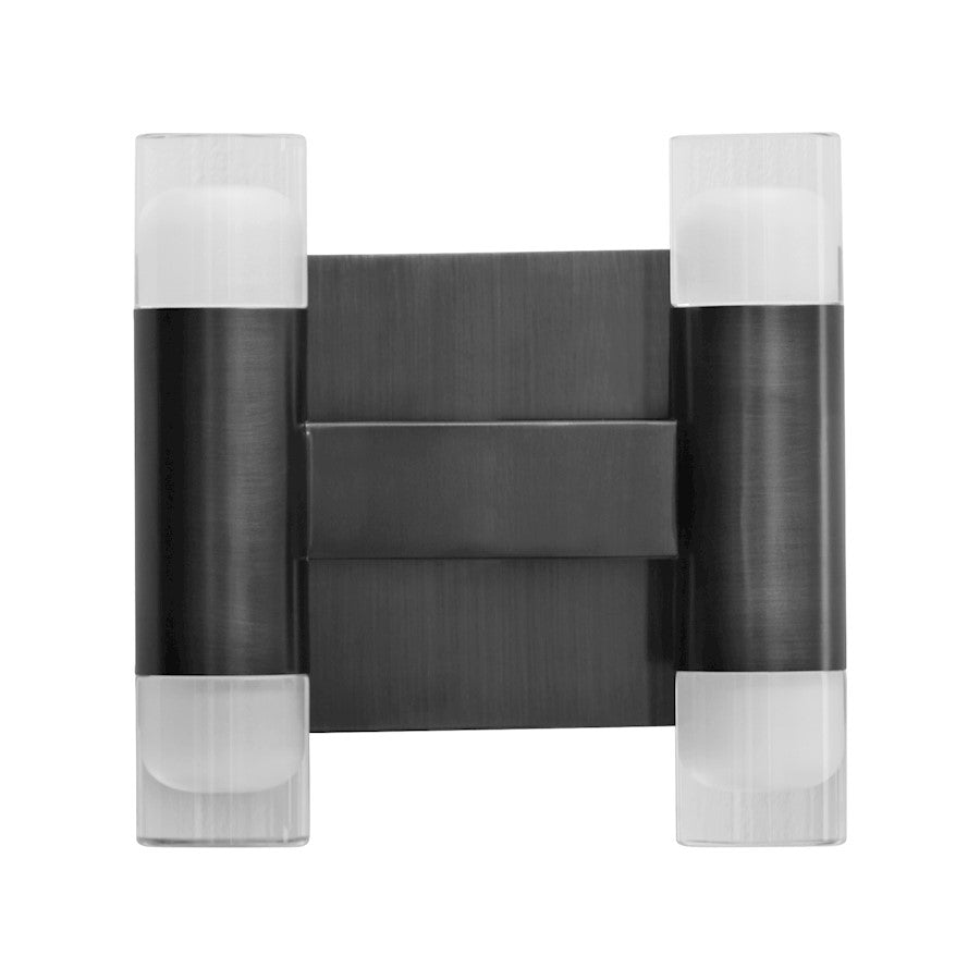 Oxygen Lighting Alarum 4 Light LED Sconce, Black - 3-595-15