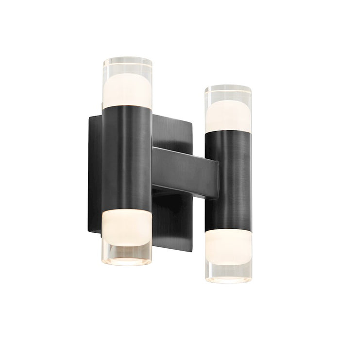 Oxygen Lighting Alarum 4 Light LED Sconce, Black