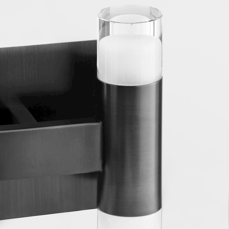 Oxygen Lighting Alarum 6 Light LED Vanity, Black