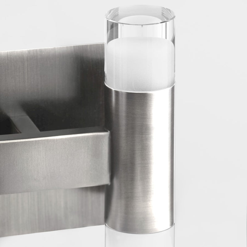 Oxygen Lighting Alarum 6 Light LED Vanity, Satin Nickel