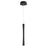 Oxygen Lighting Sabre 1 Light Pendant, Black - 3-6004-15