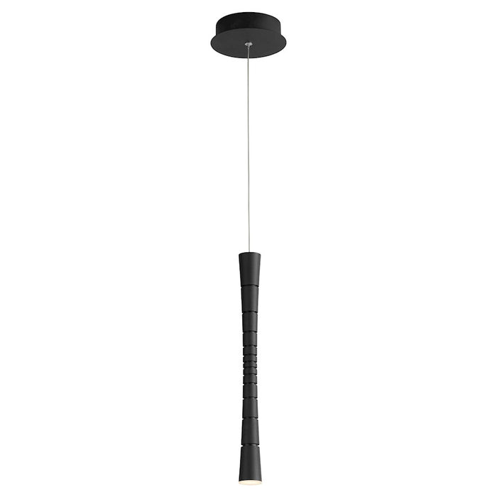 Oxygen Lighting Sabre 1 Light Pendant, Black