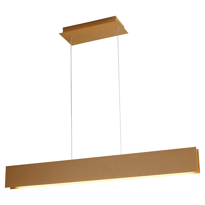 Oxygen Lighting Brio 1 Light 36" LED Pendant, Powdered Gold