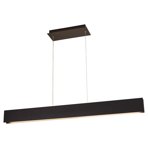 Oxygen Lighting Brio 1 Light 46" LED Pendant, Black