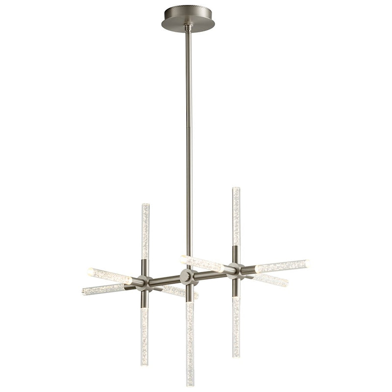Oxygen Lighting Tali 11 Light Led Pendant, Satin Nickel