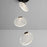 Oxygen Lighting Axiom 3 Light Pendant, Black