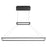 Oxygen Lighting Xanni 1 Light 35" Pendant, Black - 3-6054-15