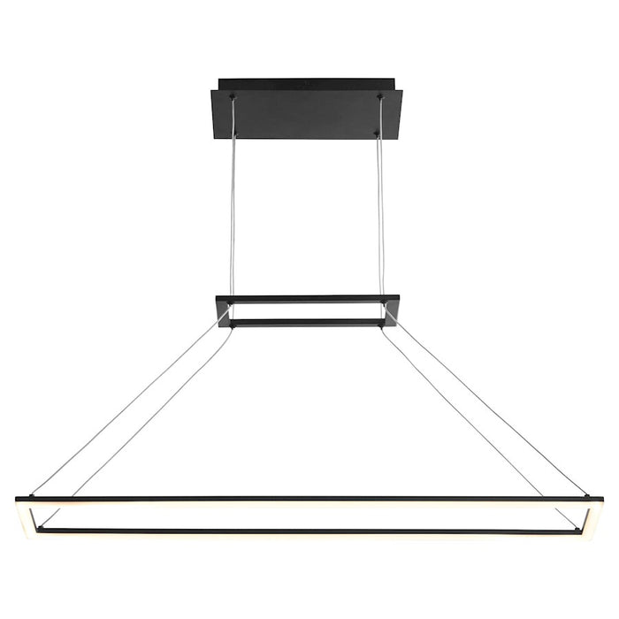 Oxygen Lighting Xanni 1 Light 35" Pendant, Black