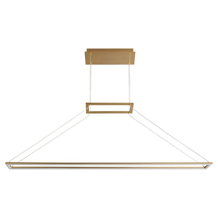 Oxygen Lighting Xanni 1 Light 47" Pendant, Aged Brass - 3-6055-40