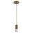 Oxygen Lighting Magneta 3500K 8" Glass Pendant, Aged Brass - 3-607-35140