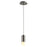 Oxygen Lighting Magneta 4000K 8" Acrylic Pendant, Stn