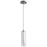 Oxygen Lighting Gratis 1 Light Pendant, Satin Nickel/Satin Opal