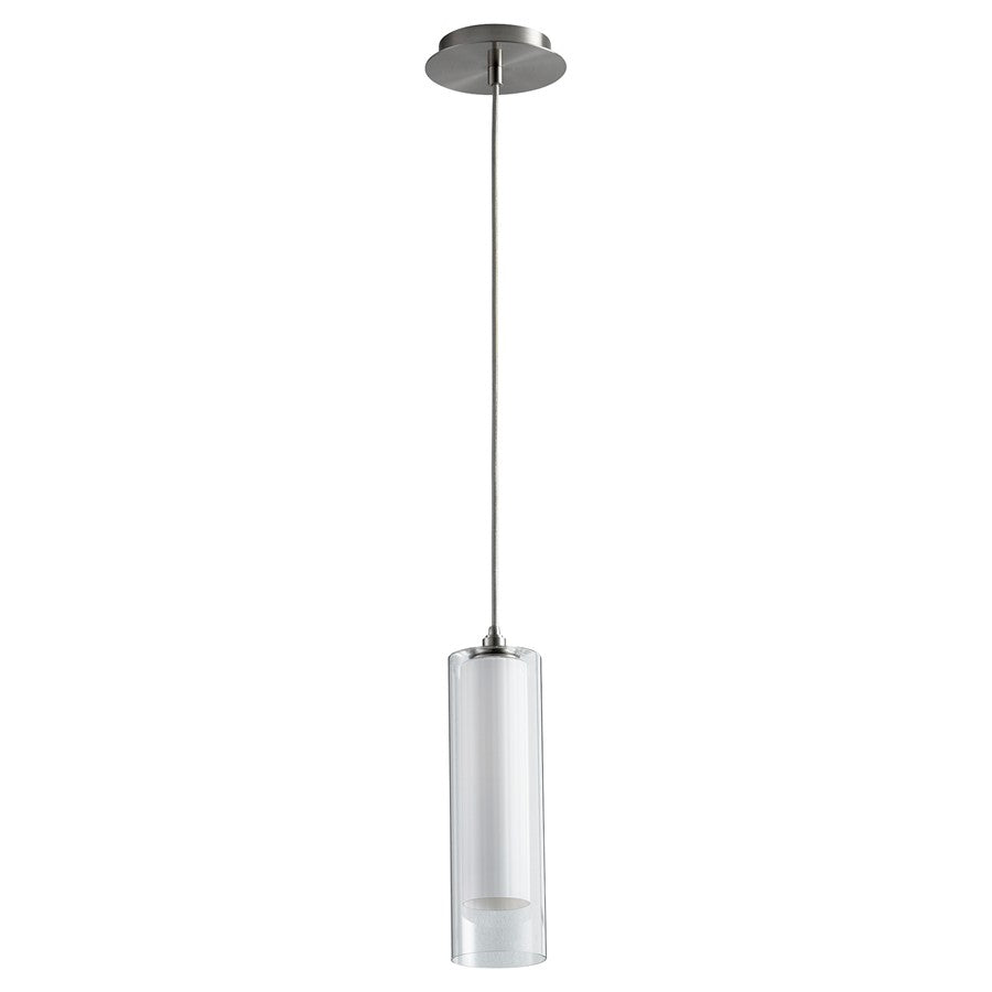 Oxygen Lighting Gratis 2700K Clr/Stn Opal, Satin Nickel - 3-609-27124