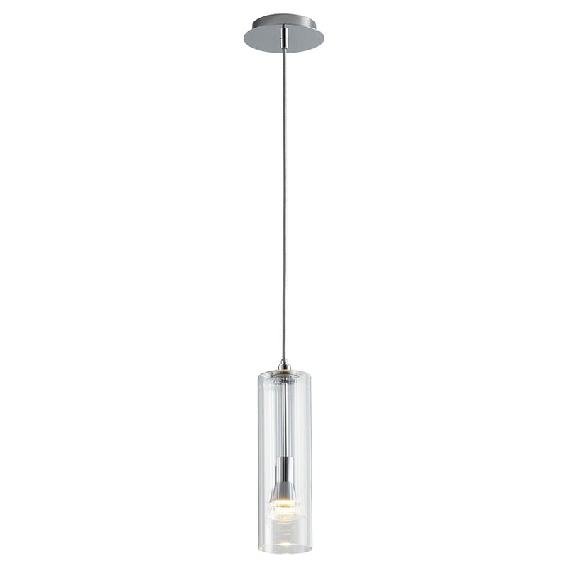 Oxygen Lighting Gratis 3500K Clr/Clr Glass/Polished Chrome