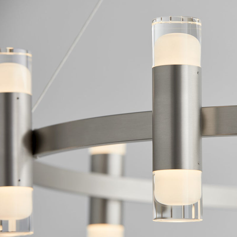 Oxygen Lighting Alarum 20 Light Pendant, Black