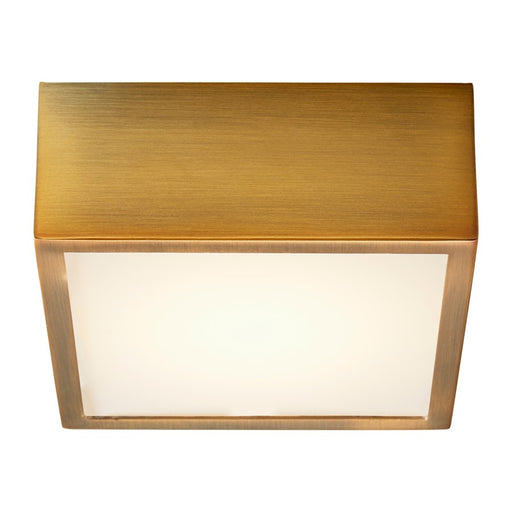 Oxygen Lighting Pyxis 3500K 120V Dim Ceiling Mount, Aged Brass
