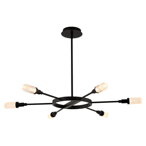 Oxygen Lighting Sperano 44"/6Lt Cct Chandelier, Mb