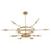 Oxygen Lighting Sperano 60"/12Lt Cct Chandelier, Aged Brass - 3-6119-40