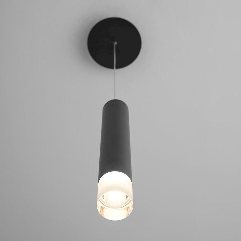 Oxygen Lighting Alarum 1 Light Pendant, Black