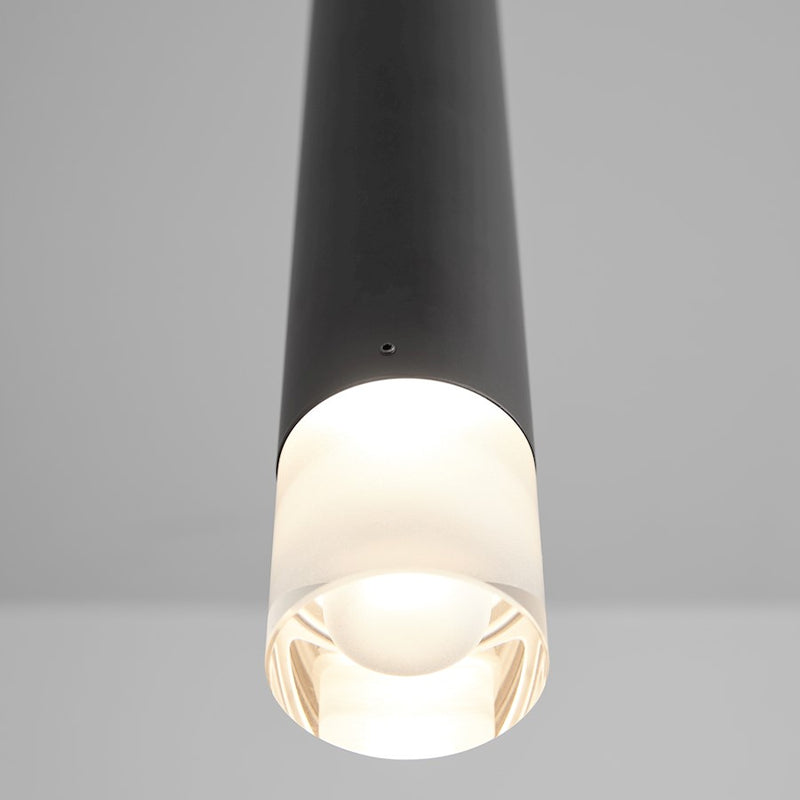 Oxygen Lighting Alarum 1 Light Pendant, Black