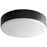 Oxygen Lighting Journey 1 Light 14" Flush Mount, Black/Satin Opal - 3-623-15