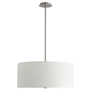 Oxygen Lighting Echo 3500K 24" 120V Dim Pendant, Satin Nickel - 3-639-3524