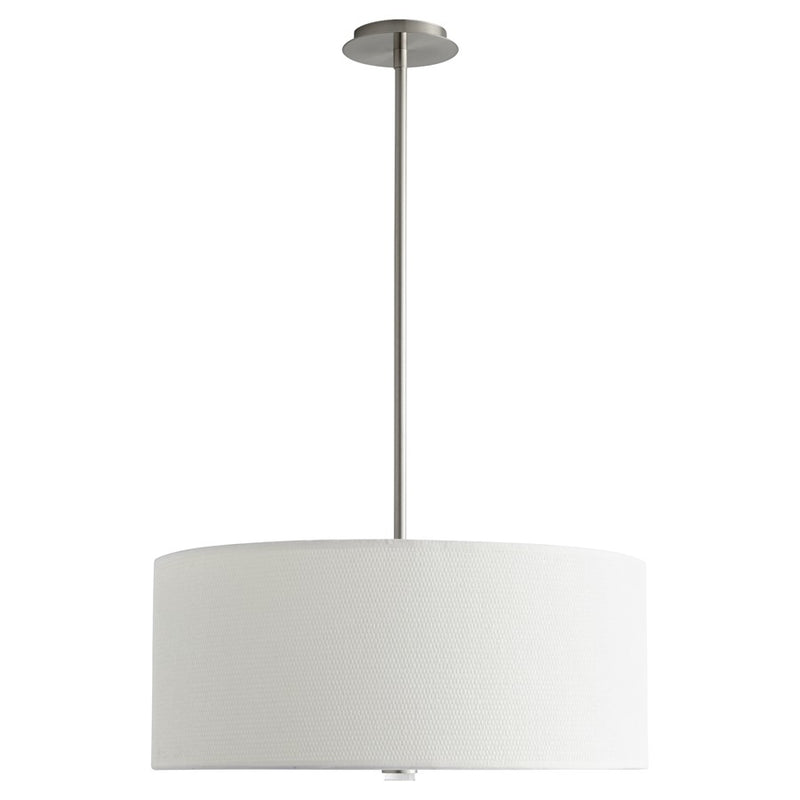 Oxygen Lighting Echo 3500K 24" 120V Dim Pendant, Satin Nickel - 3-639-3524