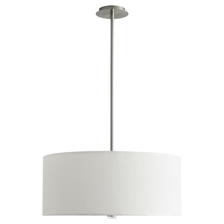 Oxygen Lighting Echo 3500K 24" 120V Dim Pendant, Satin Nickel - 3-639-3524