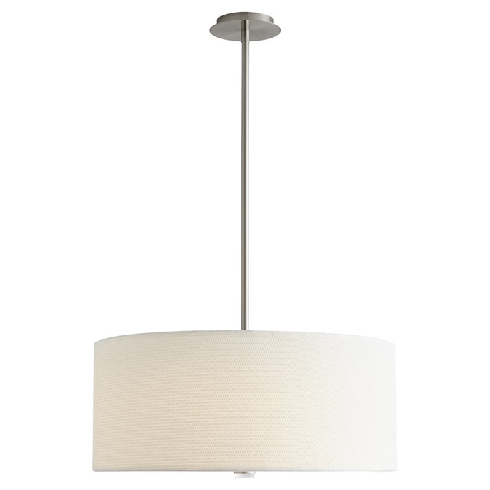 Oxygen Lighting Echo 3500K 24" 120V Dim Pendant, Satin Nickel