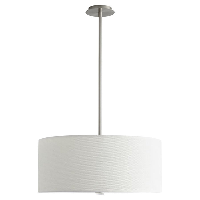 Oxygen Lighting Echo 4000K 24" 120V Dim Pendant, Satin Nickel - 3-639-4024