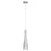 Oxygen Lighting Cornet Smoke Ombre 3500K 120V Pendant, Pol Chrome - 3-651-351314