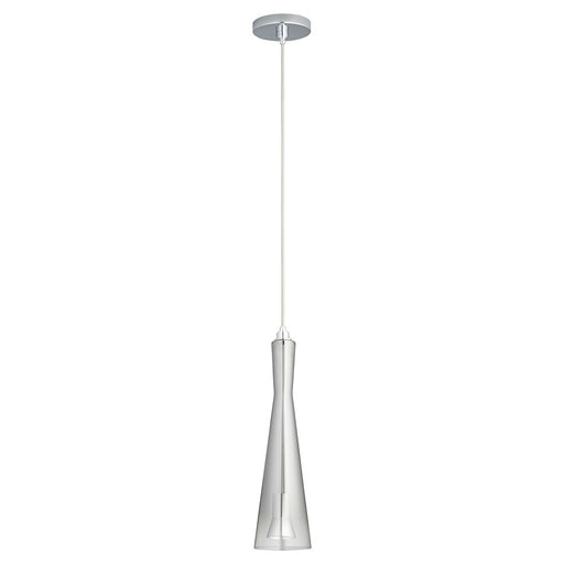 Oxygen Lighting Cornet Smoke Ombre 3500K 120V Pendant, Pol Chrome - 3-651-351314