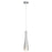 Oxygen Lighting Cornet Smoke Ombre 3500K 120V Pendant, Pol Chrome