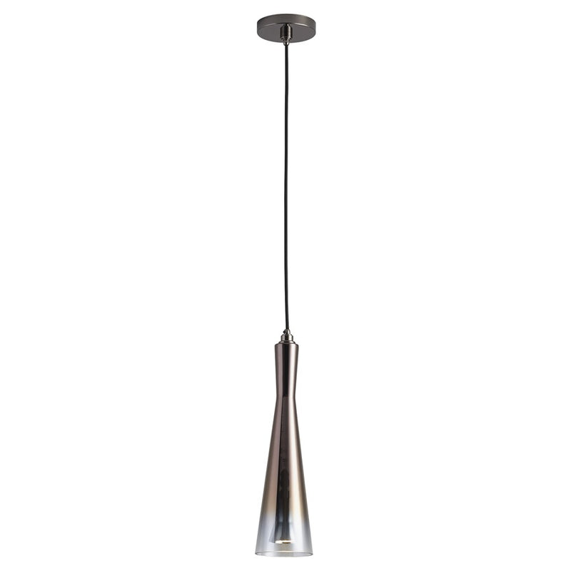 Oxygen Lighting Cornet 3500K 120V Pendant, Coffee Ombre