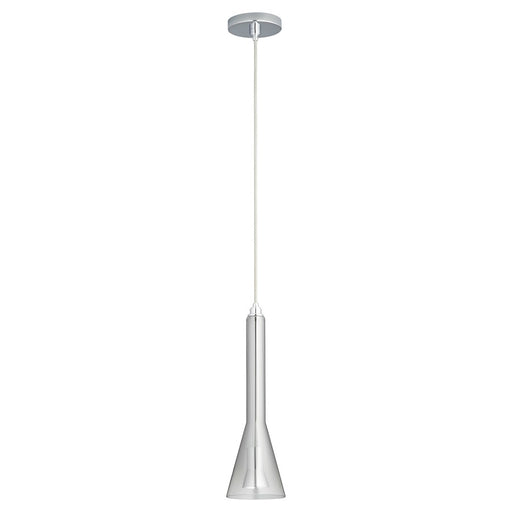 Oxygen Lighting Liberty 2700K Smk Ombre 120V Pendant, Pol Chrome - 3-652-271314