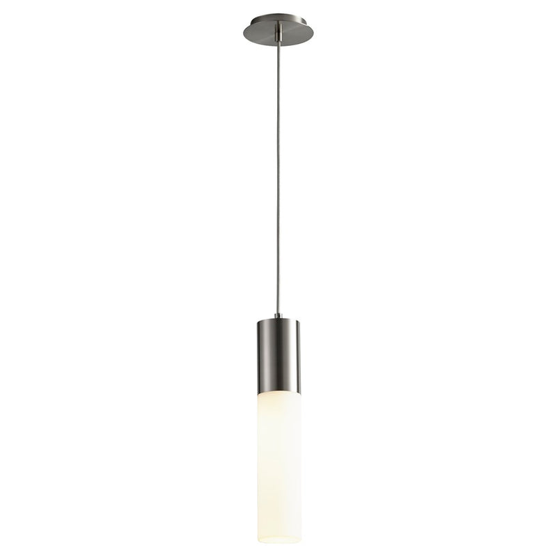 Oxygen Lighting Magnum 2700K Glass Pendant 120V, Satin Nickel