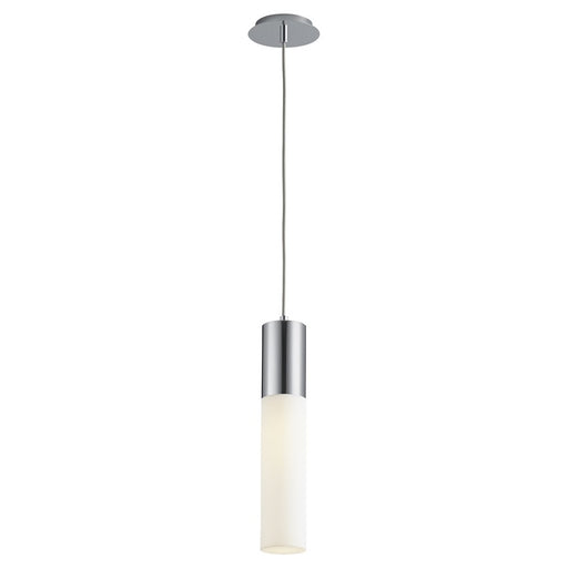 Oxygen Lighting Magnum 3500K Acrylic Pendant 120V, Polished Chrome
