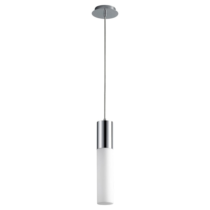 Oxygen Lighting Magnum 4000K Glass Pendant 120V, Polished Chrome - 3-653-40114