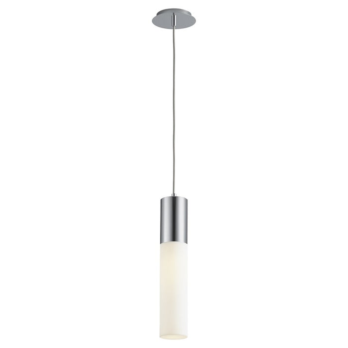 Oxygen Lighting Magnum 4000K Acrylic Pendant 120V, Polished Chrome