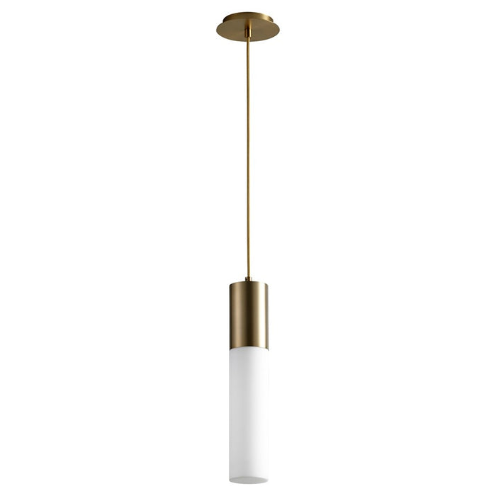 Oxygen Lighting Magnum 4000K Glass Pendant 120V, Ag - 3-653-40140