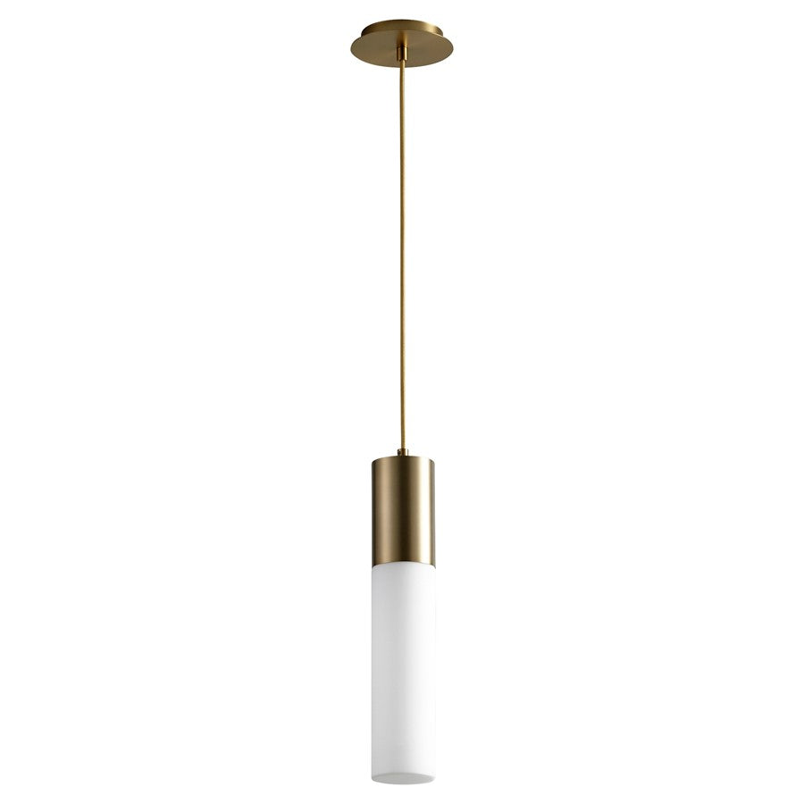 Oxygen Lighting Magnum 4000K Glass Pendant 120V, Ag - 3-653-40140
