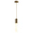 Oxygen Lighting Magnum 4000K Glass Pendant 120V, Ag